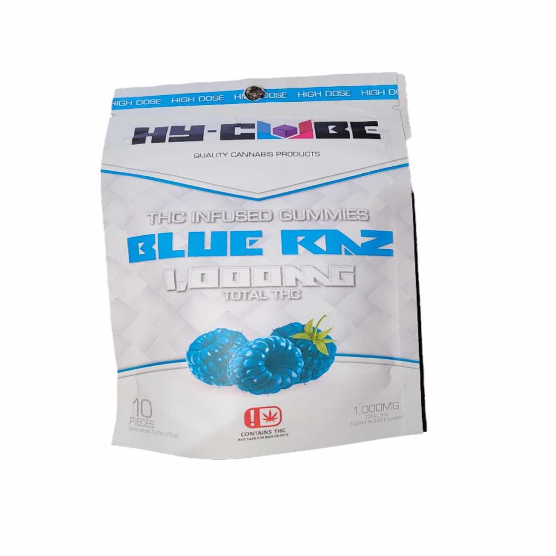 JKJ HyCube Blue Raz 1000mg Gummies