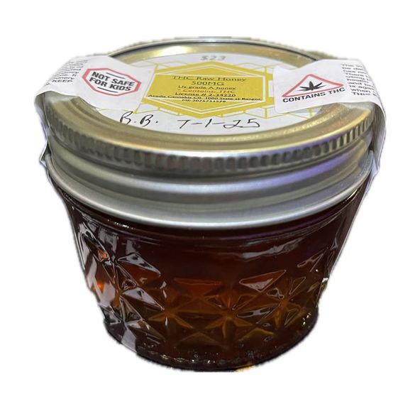 Acadia - Raw Honey - 500MG 4 oz Jar