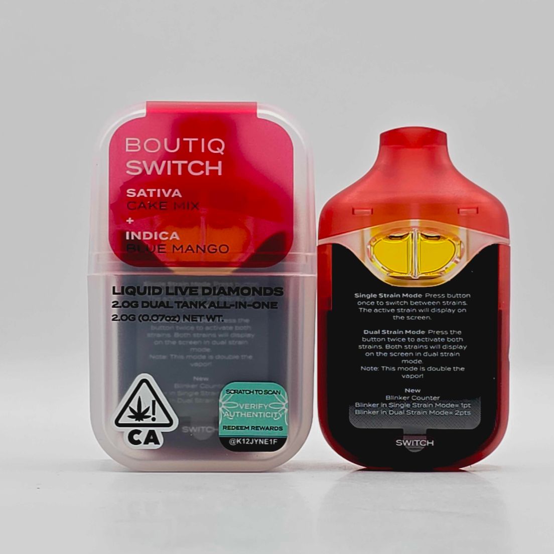 Boutiq - Disposable - Switch - Cake Mix x Blue Mango - 2g