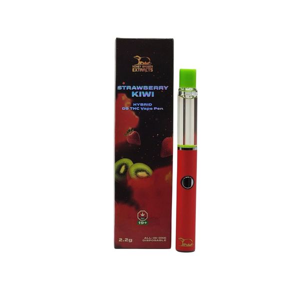 Strawberry Kiwi - 2.2ML D9 Disposable Pen by Honey Badger