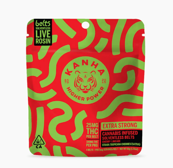 Live Rosin Belts | Cherry Limeade | Sativa | 4-pack