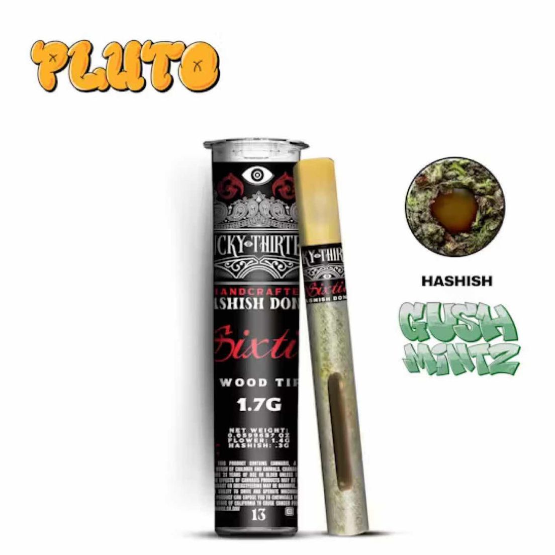 Pluto Hashish Donut Hole - 1.7g