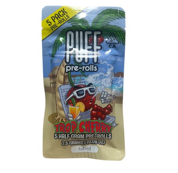 Puff - Trop Cherry Preroll 5 Pack