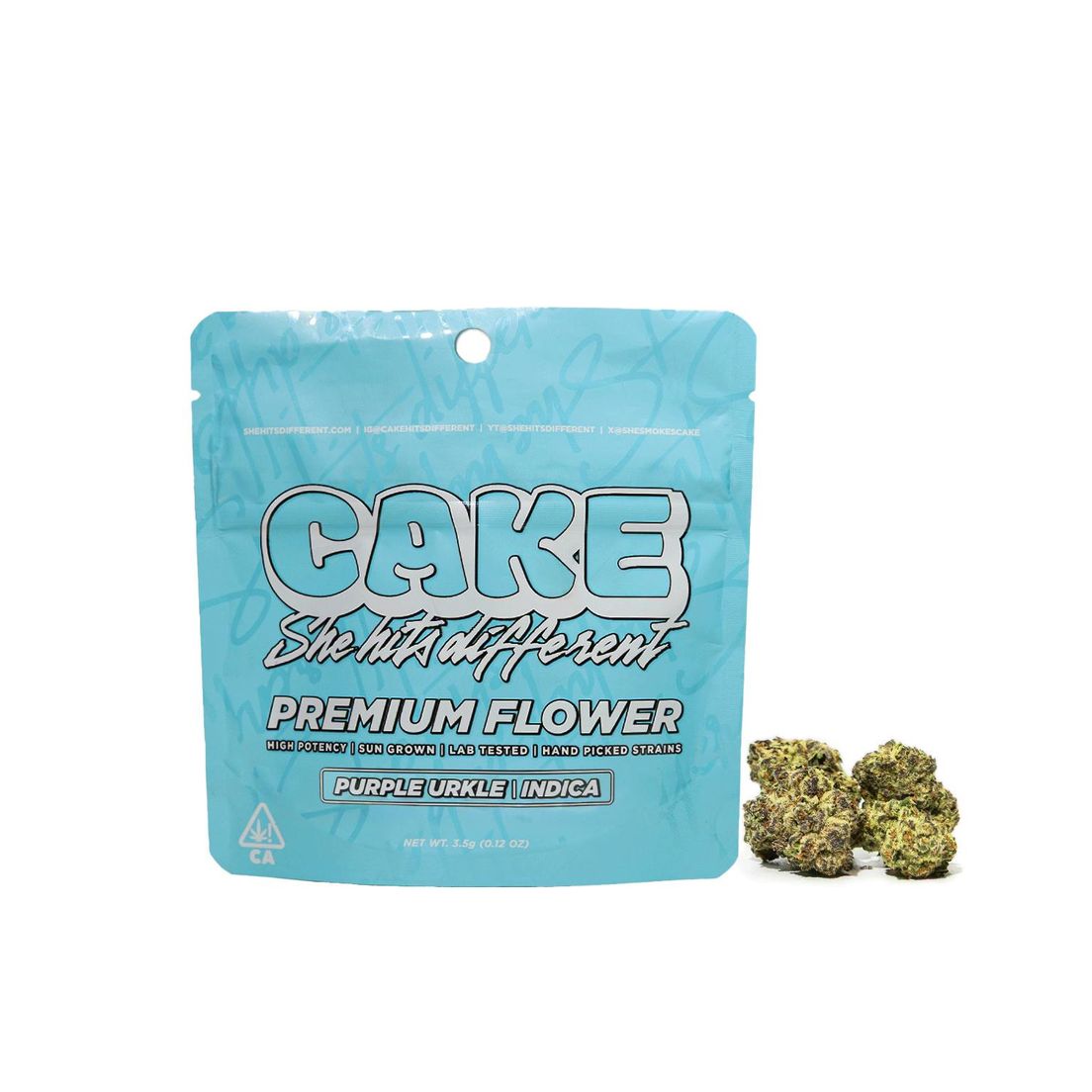 Cake - 3.5 Premium Flower - Purple Urkle