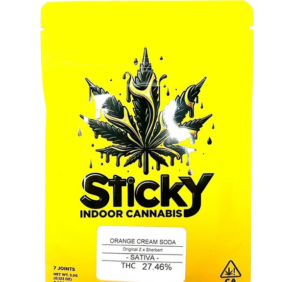 B2 GET PREROLL - Sticky - Orange Cream Soda - 7pk x 0.5g = 3.5g