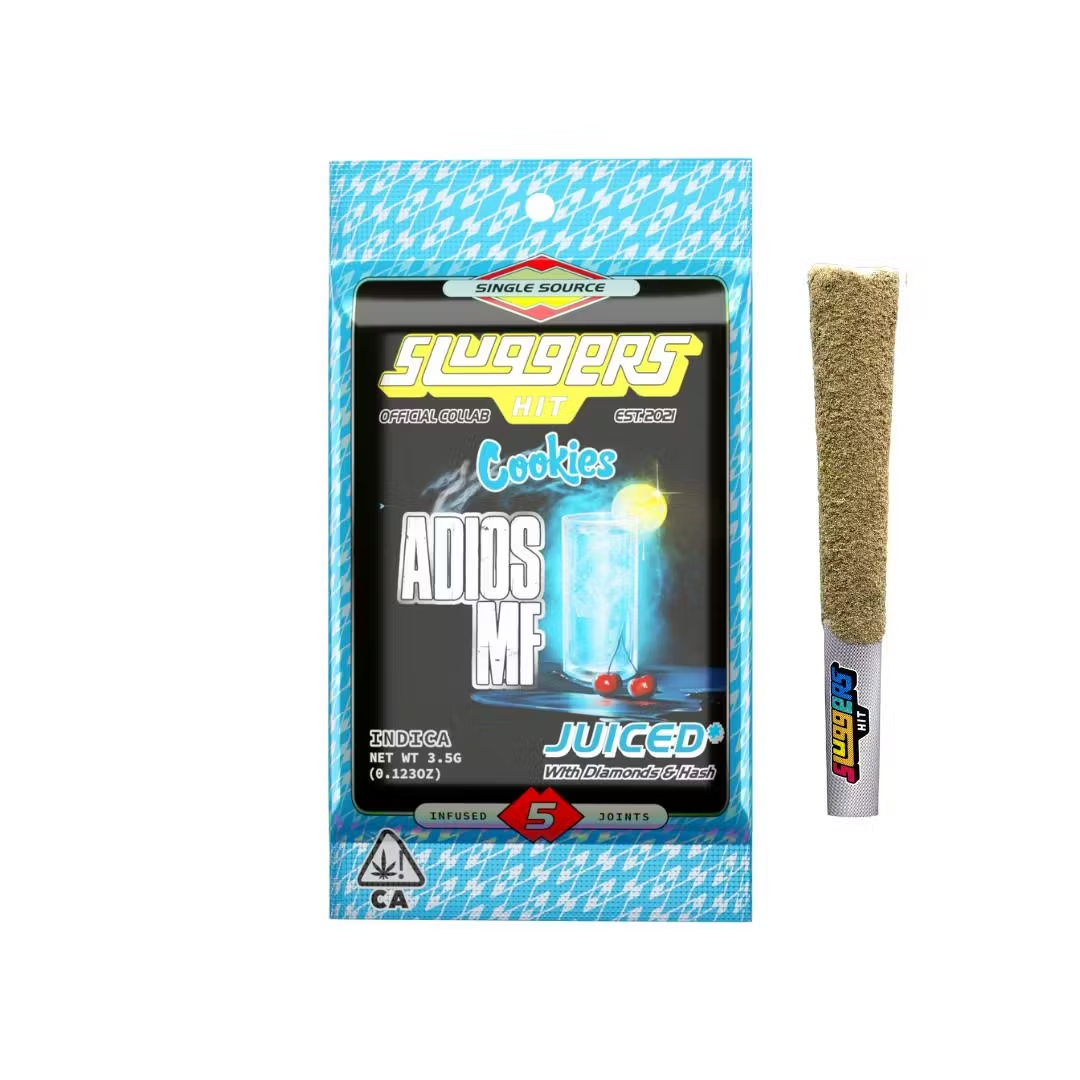 Sluggers - Adios MF - 5pk/3.5g Preroll Pack