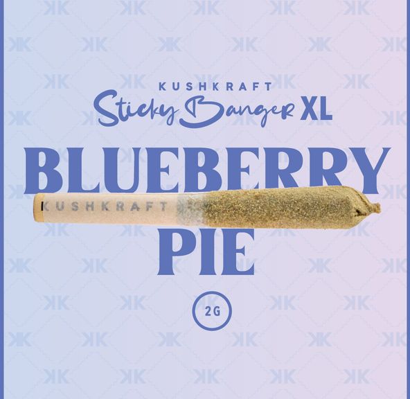 1 x 2G XL Infused Sticky Banger Hybrid Blueberry Pie by KushKraft