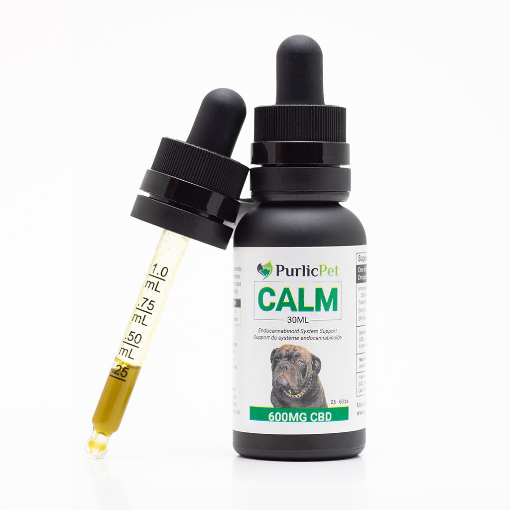 600mg CBD Pet Remedy Tincture by Purlic