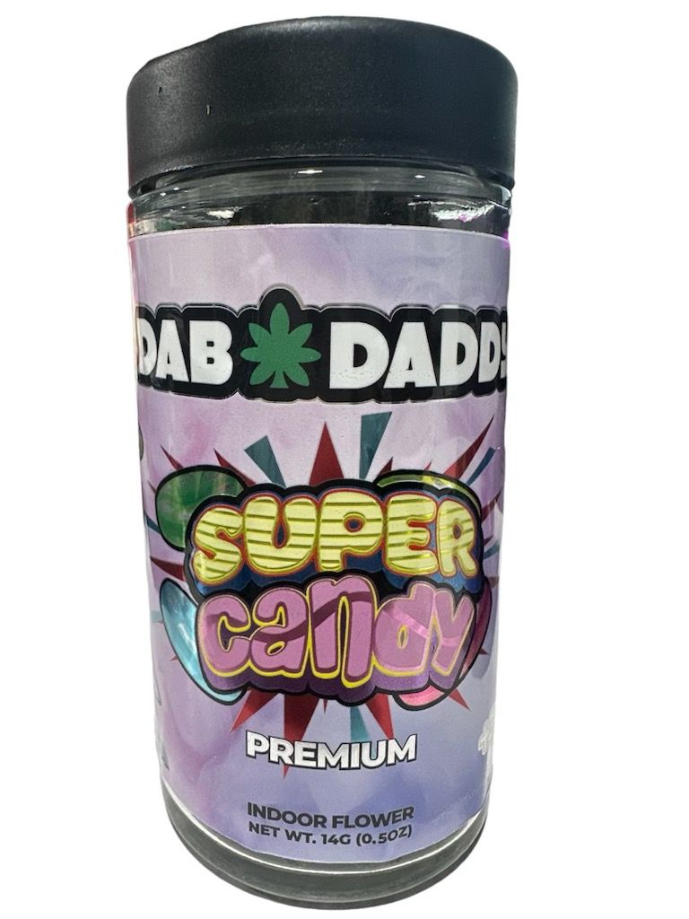 Dab Daddy - 1/2 Oz Premium Flower - Super Candy - 14g