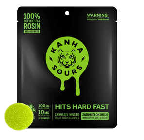 KANHA ROSIN GUMMY- NANO SOUR MELON RUSH 100MG