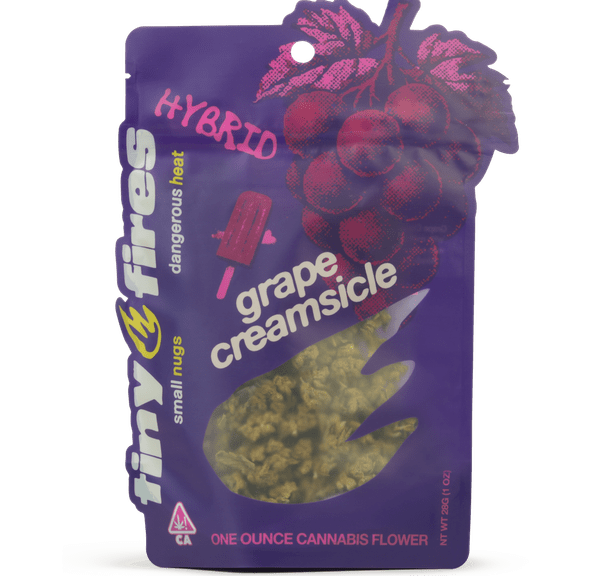 Tiny Fires | Flower | 28g | Smalls | Grape Creamsicle