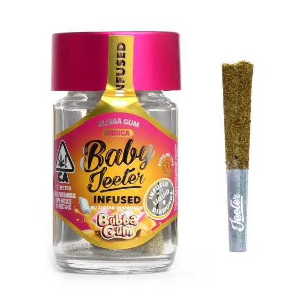 Baby Jeeters Bubba Gum 5pk pre-rolls