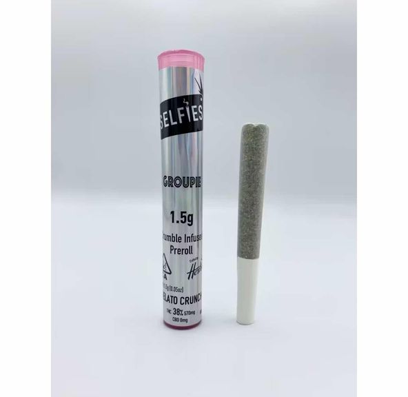 SELFIES - Groupie Infused Preroll (1.5g) - Gelato Crunch (H)