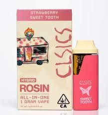 CLSICS - 1g Live Rosin AIO (Strawberry Sweet Tooth)