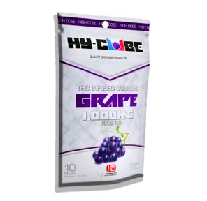 1000mg Grape Gummies - Hy-Cube