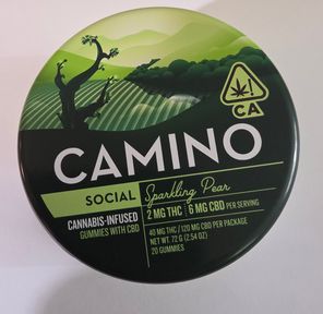 Camino Sparkling Pear social gummies