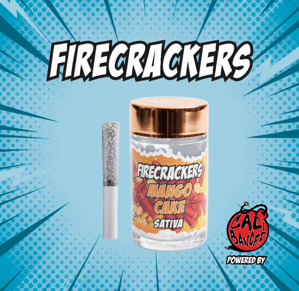 Firecracker Infused Pre Roll MANGO CAKE 5 x 0.6 - 3.0 Gr