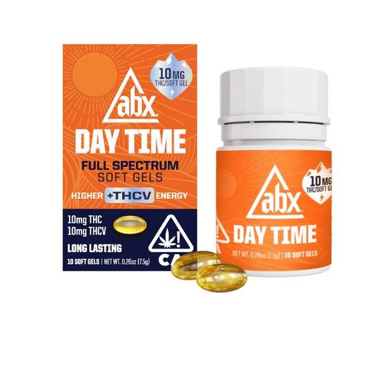 Absolute Xtracts Day Time Soft Gels 10pk 10mg THC/10mg THCv at