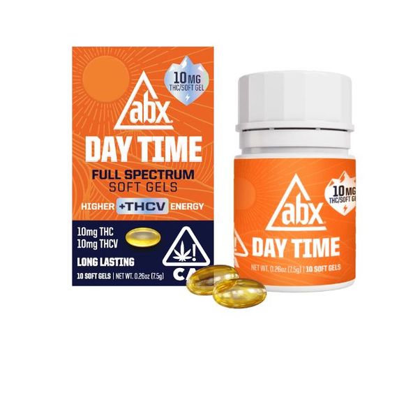 Absolute Xtracts Day Time Soft Gels 10pk 10mg THC/10mg THCv at