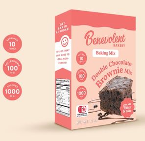 Benevolent Bakery | Brownie Mix | Double Chocolate | 1000mg