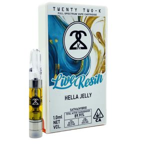22K | Vape Cart | 1g | Live Resin | Hella Jelly