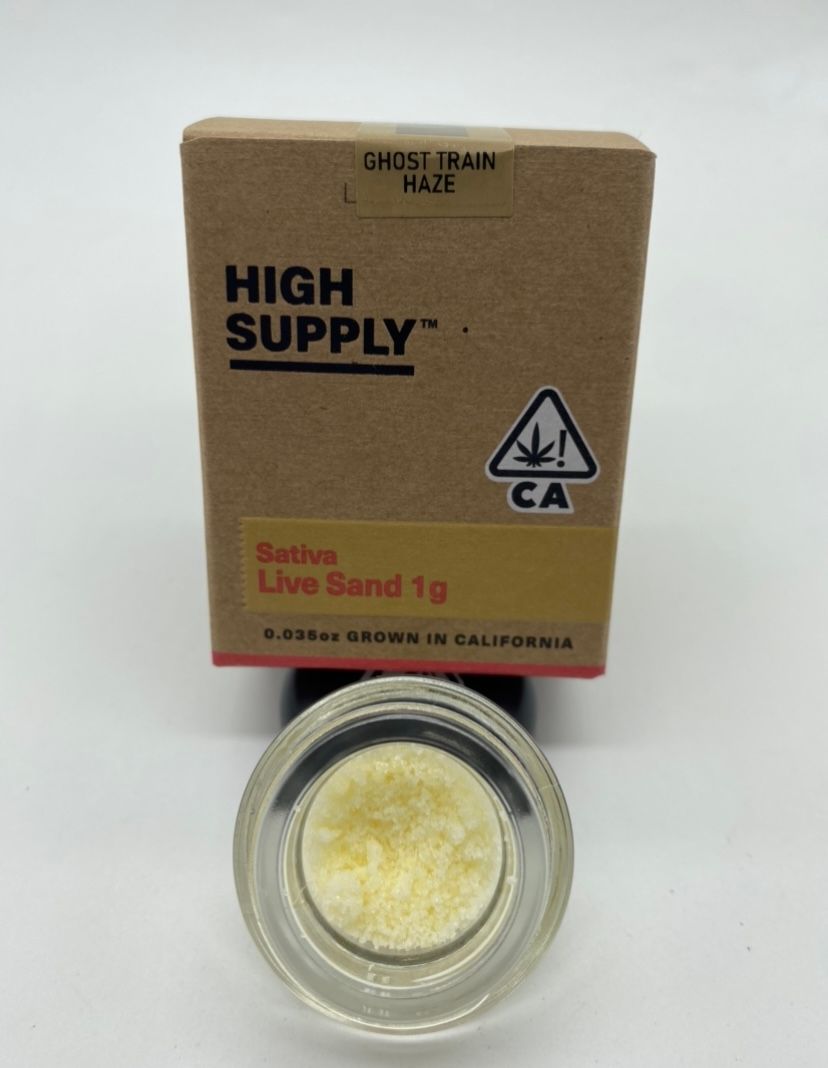 Ghost Train Haze (sativa) - 1g LIVE Sand (85%) by High Supply