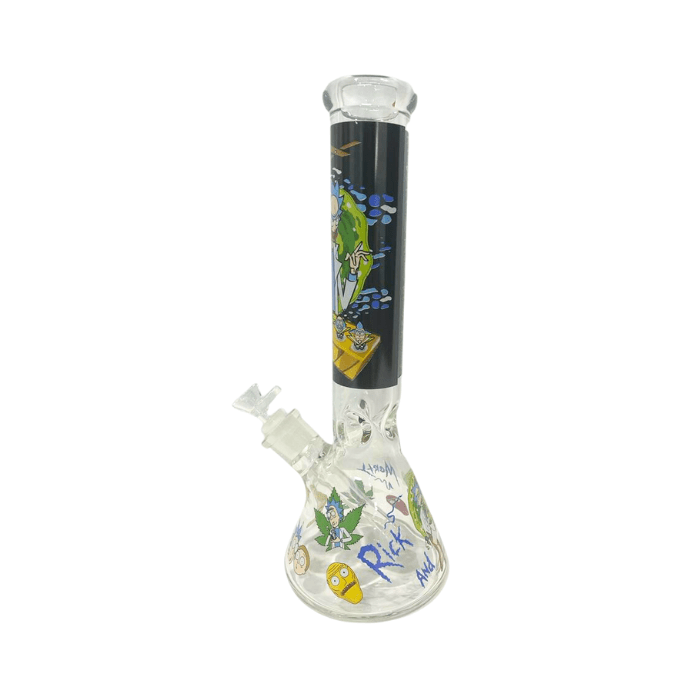 14" 7mm Rick & Morty Glass Bong