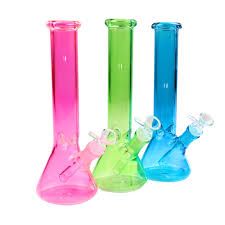 Bong - 10" UV Beaker Bong With Flower Bowl