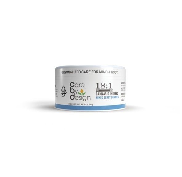 CBD 18:1 Mixed Berry Gummies