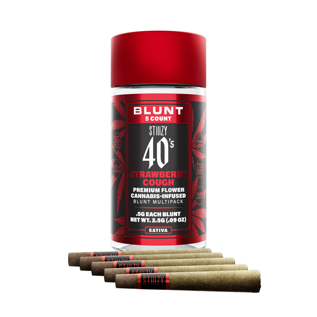 .5G 40S MINI BLUNTS - STRAWBERRY COUGH