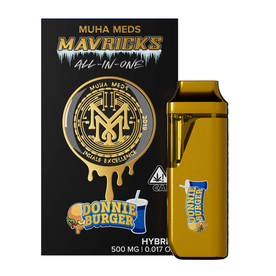 Muha | AIO Vape | .5g | Hash Rosin | Donnie Burger