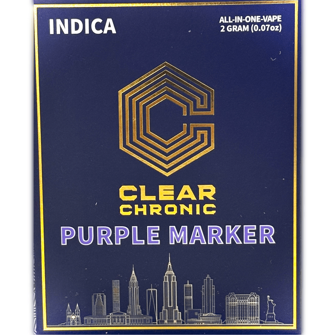 Clear Chronic 2G - Purple Marker