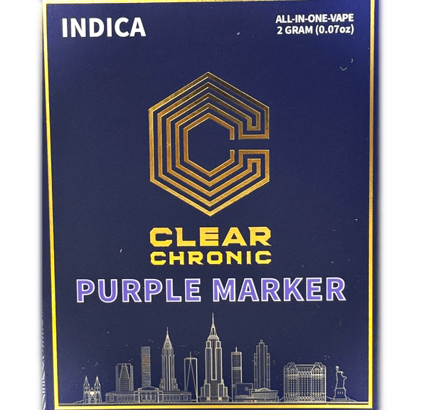 Clear Chronic 2G - Purple Marker