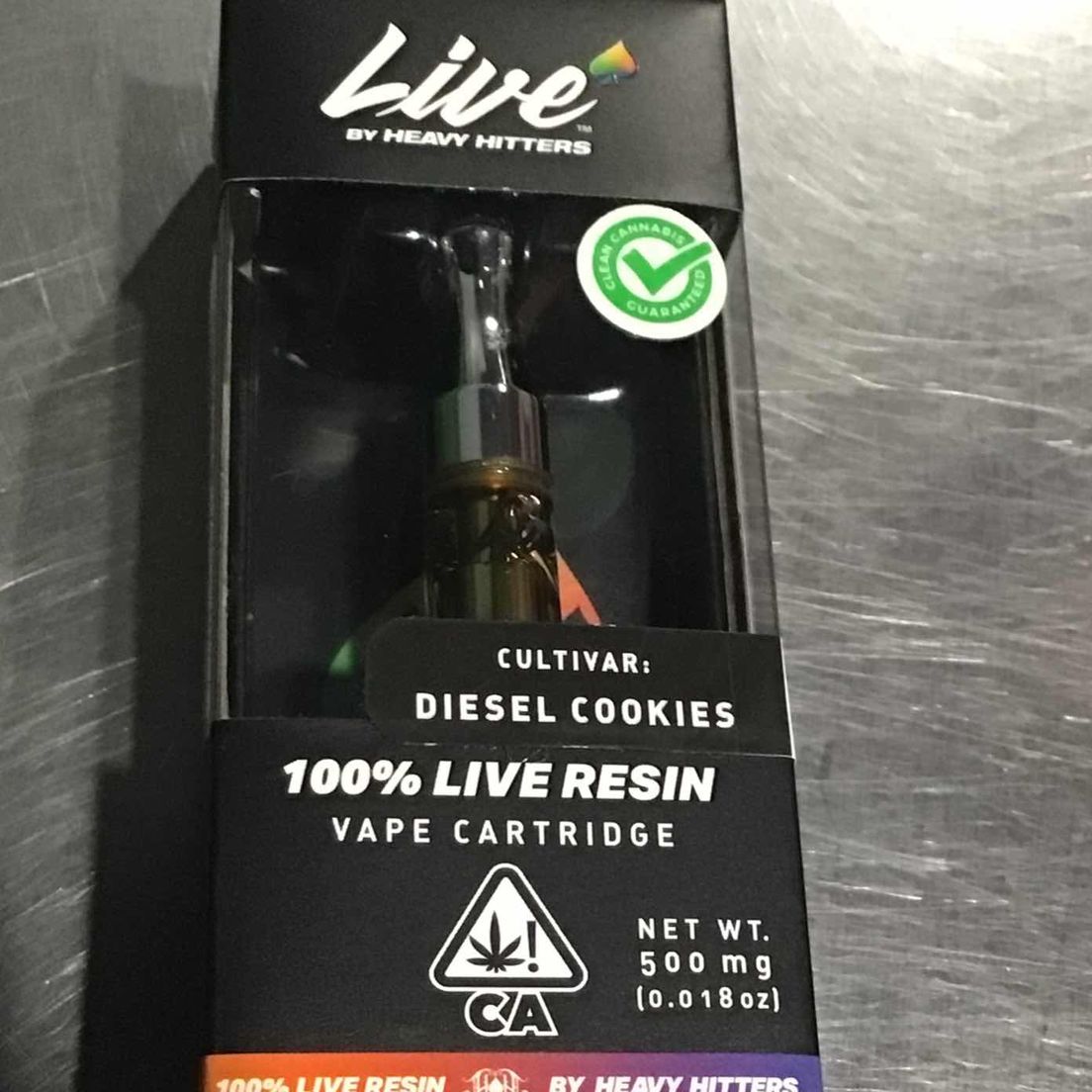 LIVE Diesel Cookies 100% Live Resin 0.5G