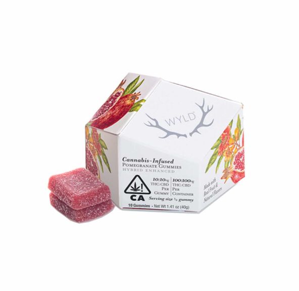 Wyld - 1:1 CBD/THC Gummies (Pomegranate)