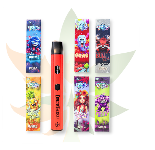 Drizzle Factory - 1.1G Vape Pen - Glo Pod - Indica