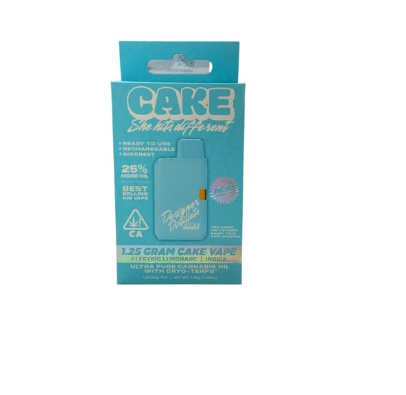 Cake - Electric 1.25g Rechargeable Designer Distillate