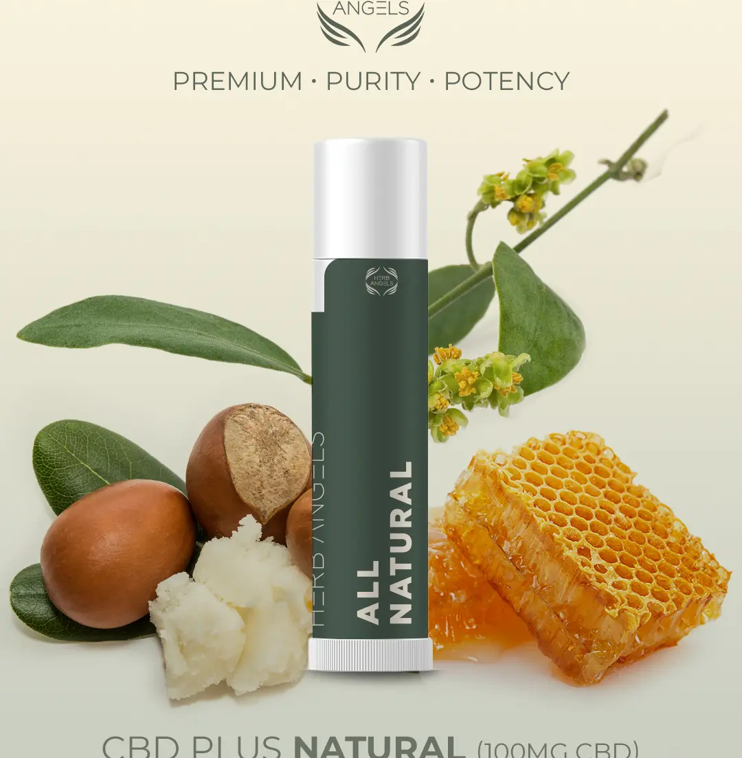 100mg CBD Plus All Natural Lip Balm by Herb Angels