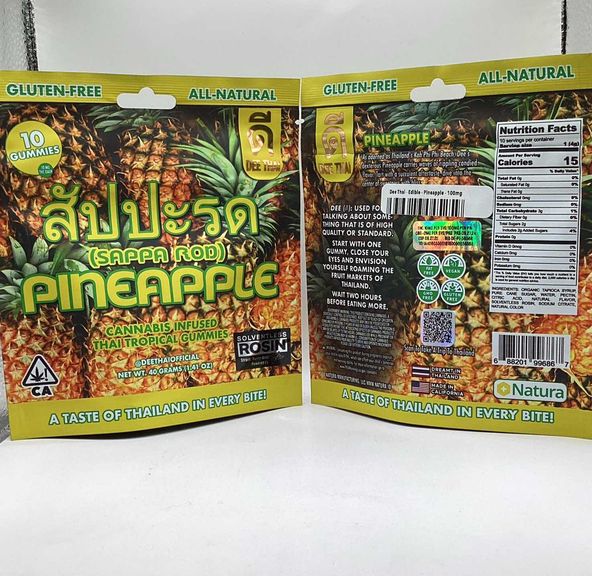 Dee Thai - Edible - Pineapple - 100mg