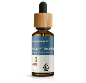 Releaf Tincture, 15ml Finished Product, 1CBD:3THC