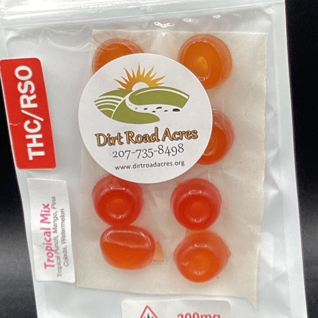 Dirt Road Acres- Gummies- RSO- 200mg