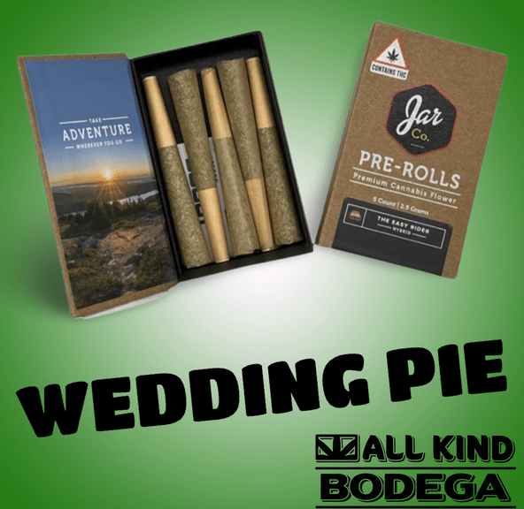 Wedding Pie .5g Preroll 5 pack (2.5g total) (@jarcannabis2.0)