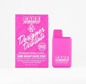Cake - Strawberry Mango Designer Distillate Disposable Vape 1.25g