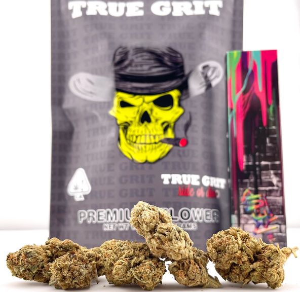 *Deal! $79 1 oz. Mango Jelly (27.38%/Indica) - True Grit + Rolling Papers *Disclaimer
