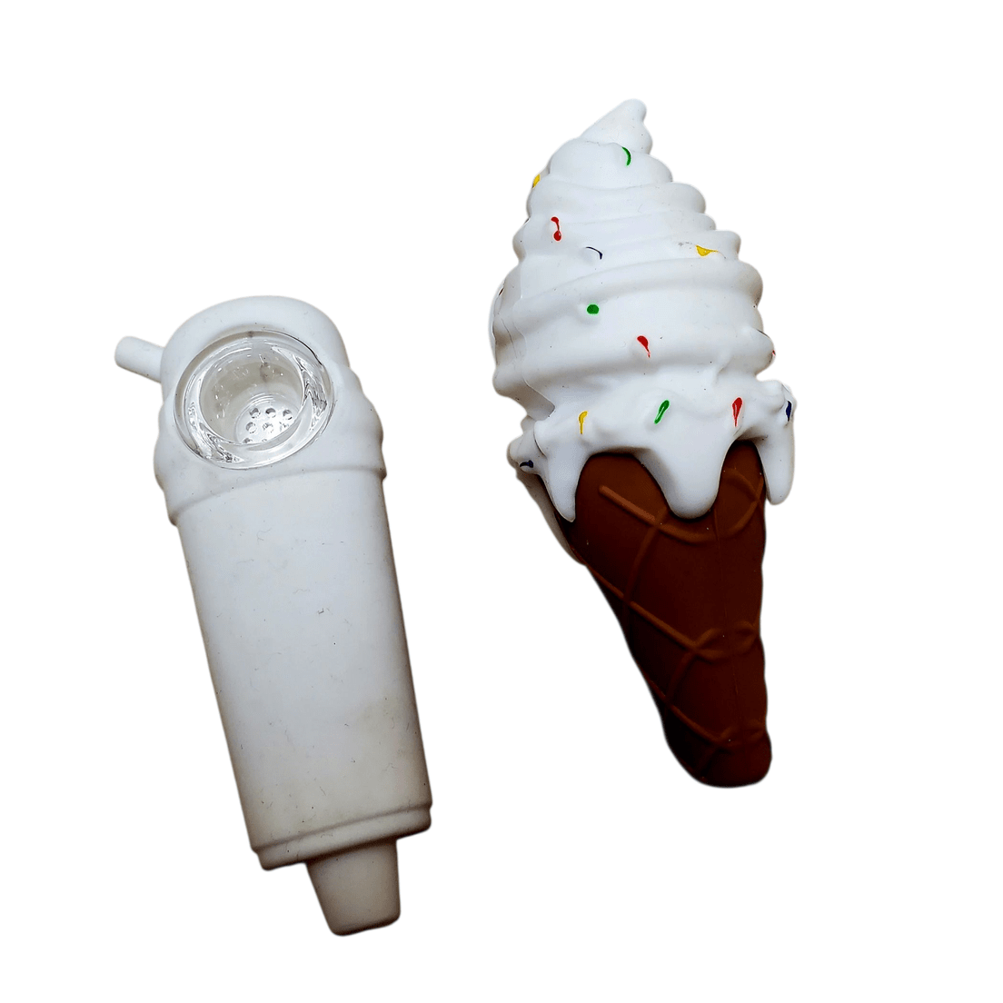5" Silicone Ice Cream Cone Pipe