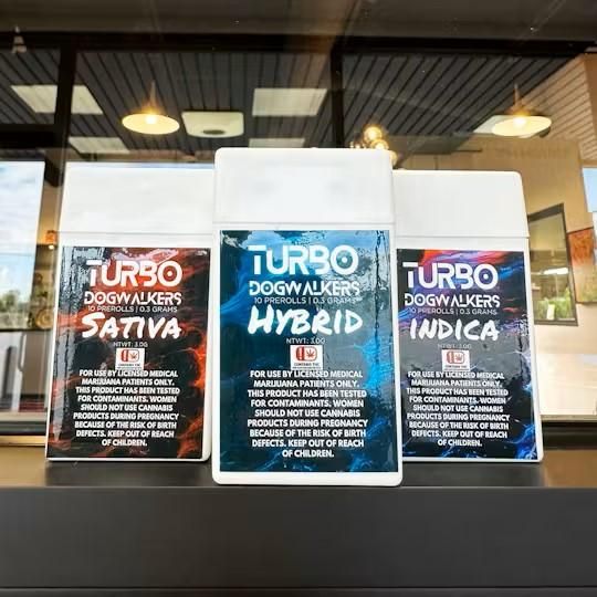 Turbo Dogwalkers 10pk Pre Rolls (Palisade)