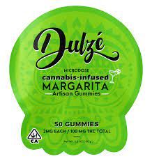 1. Dulze 50pc x 2mg THC Full Spectrum Gummies - Margarita (H) *SALE*