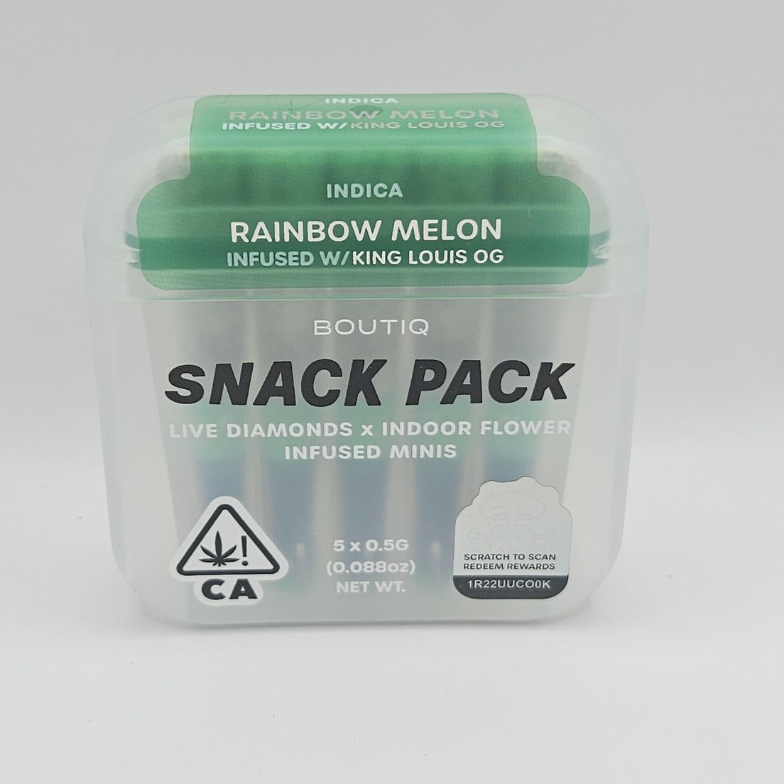 Boutiq Mini Joints (5ct) - Rainbow Melon w/ King Louis OG
