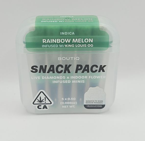 Boutiq Mini Joints (5ct) - Rainbow Melon w/ King Louis OG
