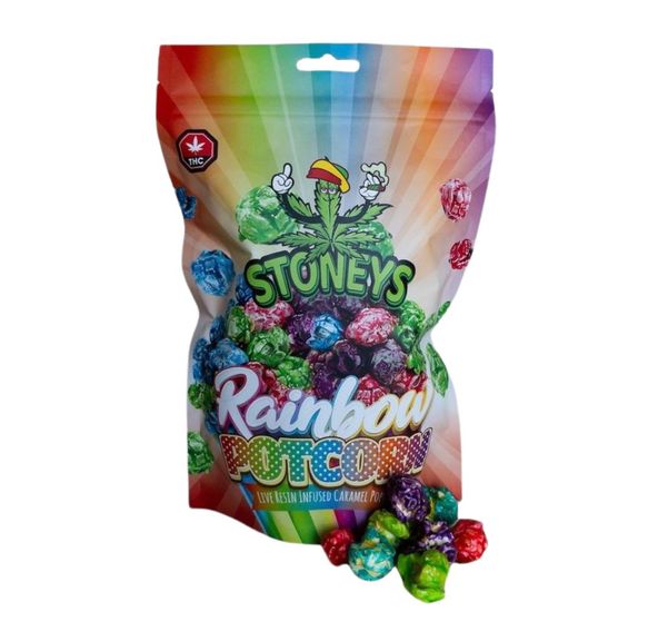 100mg THC Infused Rainbow PotCorn by Stoneys